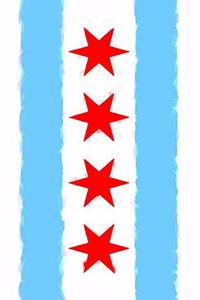 Chicago Flag Watercolor Journal