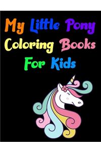 My Little Pony Coloring Books For Kids