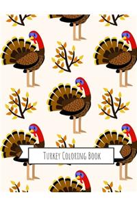 Turkey Coloring Book