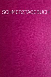 Schmerztagebuch: Leder Optik orange - Der Begleiter gegen den Schmerz als Schmerztagebuch auf vorgefertigten Seiten für 90 Tage