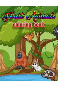 Forest Animals coloring book