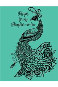 Recipes for my Daughter-in-law