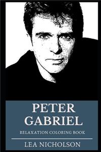 Peter Gabriel Relaxation Coloring Book