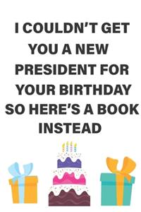 Funny Birthday Notebook/Journal - Donald Trump - Jewish Holiday - Humor Hanukkah Gift