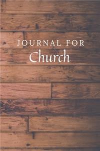 Journal For Church