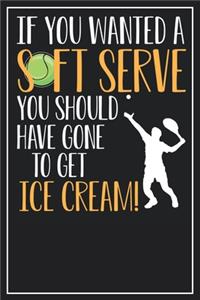 If you wanted a soft serve you should have gone to get Ice Cream