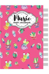 Music Sheet Notebook