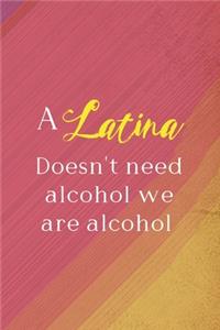 A Latina Doesn't Need Alcohol We Are Alcohol