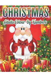 Christmas Adults Colour By Numbers