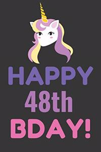 Happy 48th Bday! Notebook Notebook