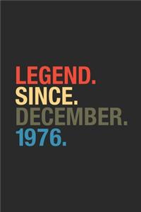 Legend Since December 1976