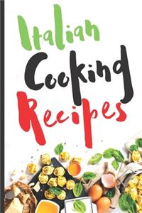Blank Italian Recipe Book Journal - Italian Cooking Recipes