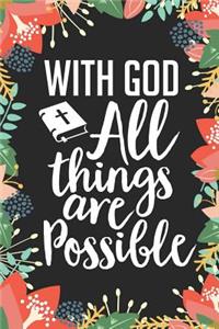 With God All Things Are Possible