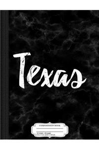 Texas Composition Notebook