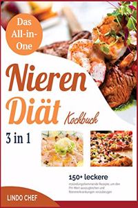 Das All-in-One-Nierendiät-Kochbuch [3 in 1]