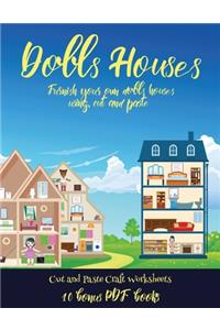 Cut and Paste Craft Worksheets (Doll House Interior Designer)