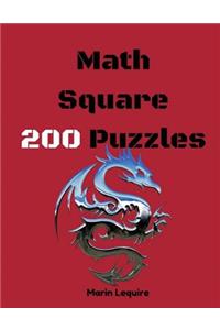 Math Square 200 Puzzles