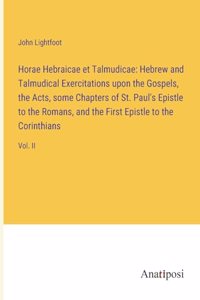 Horae Hebraicae et Talmudicae