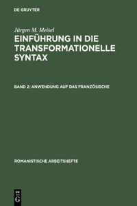 Einführung in die transformationelle Syntax, Band 2, Anwendung auf das Französische