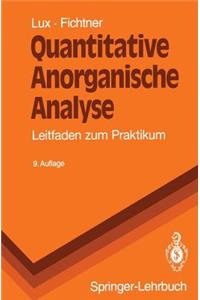 Quantitative Anorganische Analyse