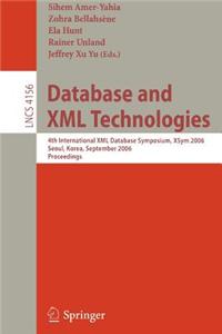 Database and XML Technologies