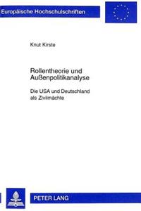 Rollentheorie Und Außenpolitikanalyse