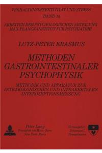 Methoden Gastrointestinaler Psychophysik