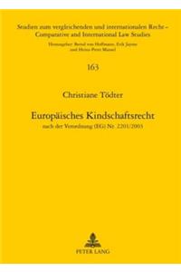 Europaeisches Kindschaftsrecht