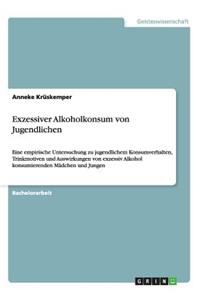 Exzessiver Alkoholkonsum von Jugendlichen