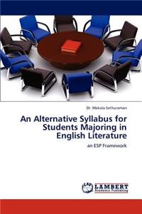 Alternative Syllabus for Students Majoring in English Literature