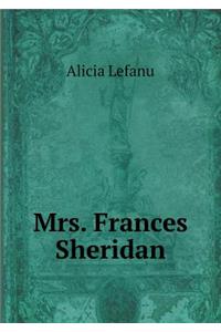 Mrs. Frances Sheridan