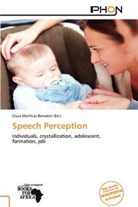 Speech Perception