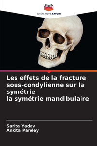 Les effets de la fracture sous-condylienne sur la symétrie la symétrie mandibulaire