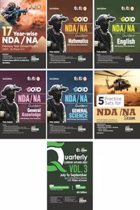 Nda/ Na Study Package - Subject-Wise Guides + Previous Year-Wise Solved Papers + 5 Practice Sets for Mathematics, English & General Knowledge