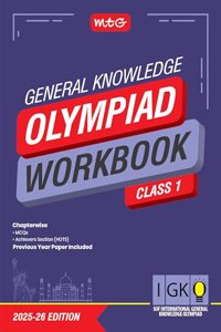 MTG International General Knowledge Olympiad (IGKO) Workbook Class 1 - Chapterwise MCQs & Previous Years Solved Paper - SOF IGKO Olympiad Books For 2025-26 Exam