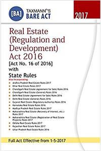 Real Estate (Regulation and Development) Act 2016 [Act no. 16 of 2016] with State Rules