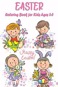 Easter Coloring Book for Kids Ages 2-5