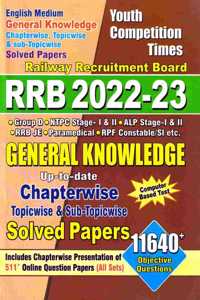 RRB General Knowledge Chapterwise, Topicwise & Sub-Topicwise Solved Papers 2022-23 [English Medium]