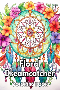 Floral Dreamcatcher Coloring Book