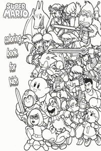 Super Mario Coloring Book