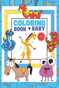 Baby Coloring Book 1 Year Old