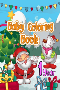 Baby Coloring Book 1 Year