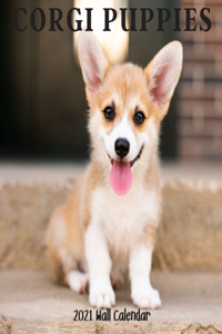 Corgi Puppy 2021 Wall Calendar