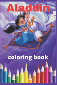 aladdin coloring book