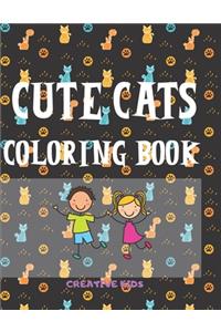 Cute Cats Coloring Book