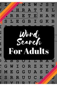 Word Search for Adults