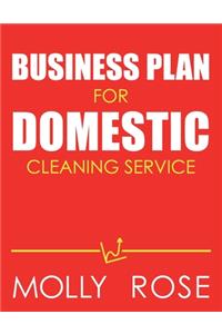 Business Plan For Domestic Cleaning Service