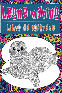 Leone marino - Libro da colorare ✏️