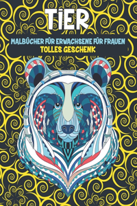 Malbücher für Erwachsene für Frauen - Tolles Geschenk - Tier