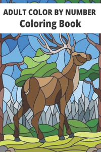 Adult color by number Coloring Book